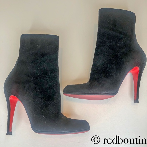 ♥️Sold ARIELLA TALON 120MM SUEDE BOOTS - Picture 3 of 8